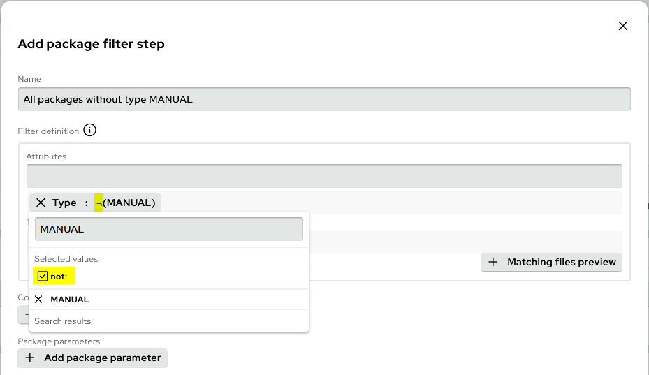 av NegationAttributesPlaybookFilterSteps