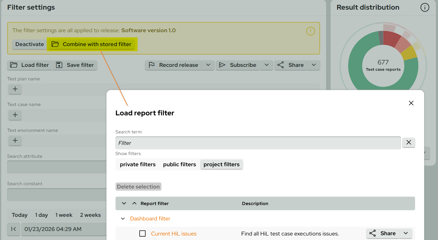 CombineReleaseWithStoredFilters