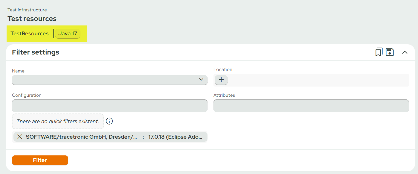 ti ActivateFavoriteTestResourceFilter