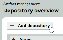 ArtifactManagement CreateDepository